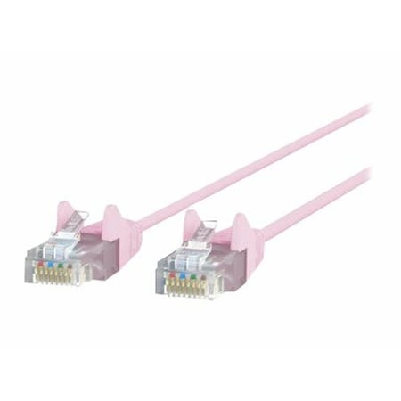 Belkin 5 ft. Cat6 Slim 28AWG Cable, Pink CE001B05-PNK-S
